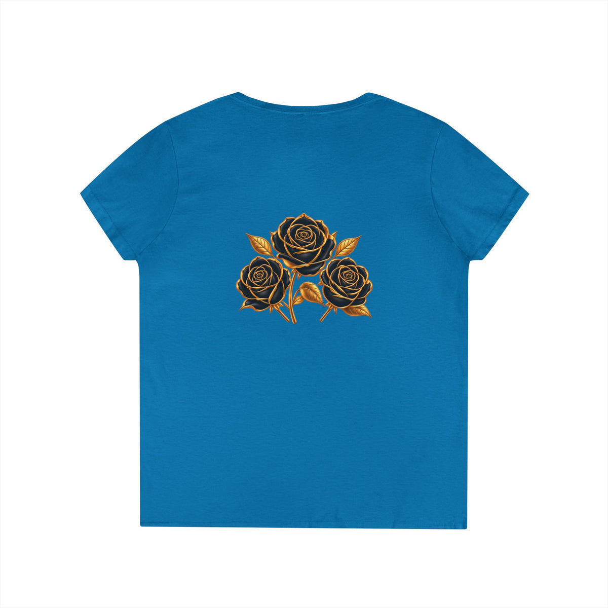The Three Roses: Ladies' V-Neck T-Shirt