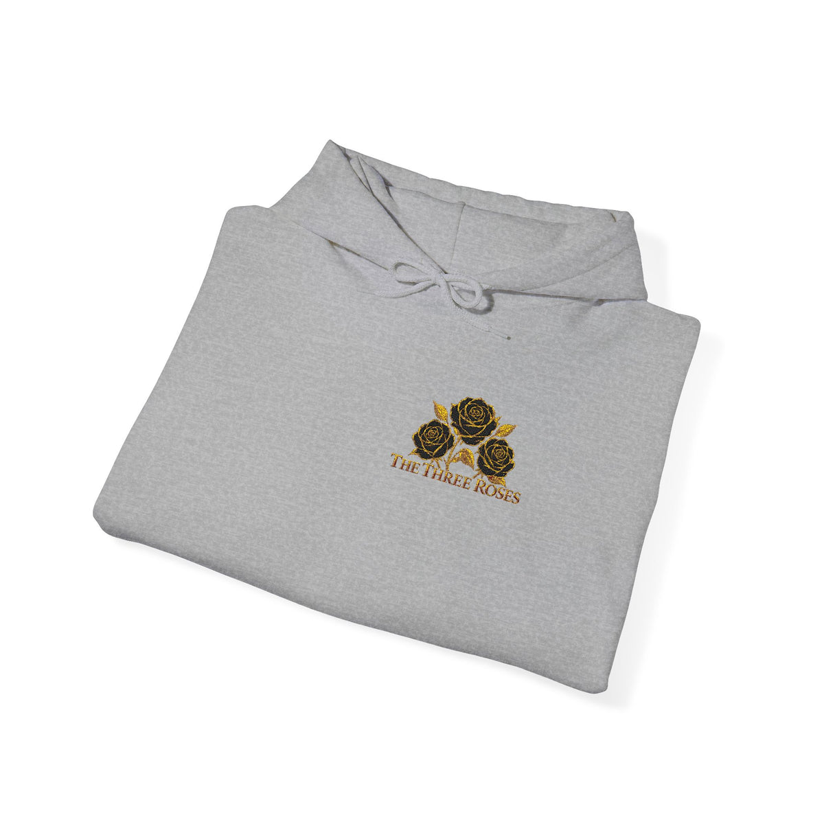 The Three Roses: Embroidered Unisex Hoodie
