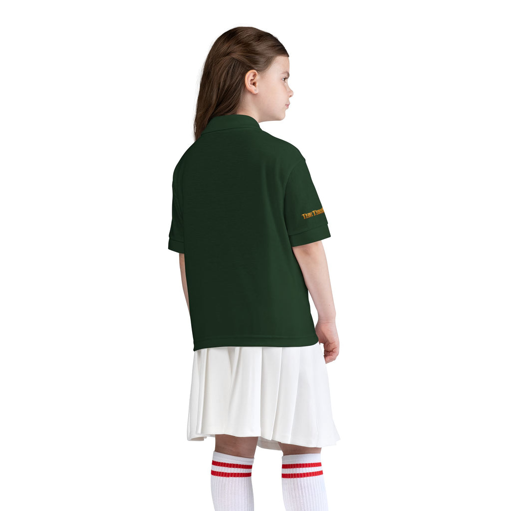 The Three Roses: Youth Polo T-Shirt Embroidered
