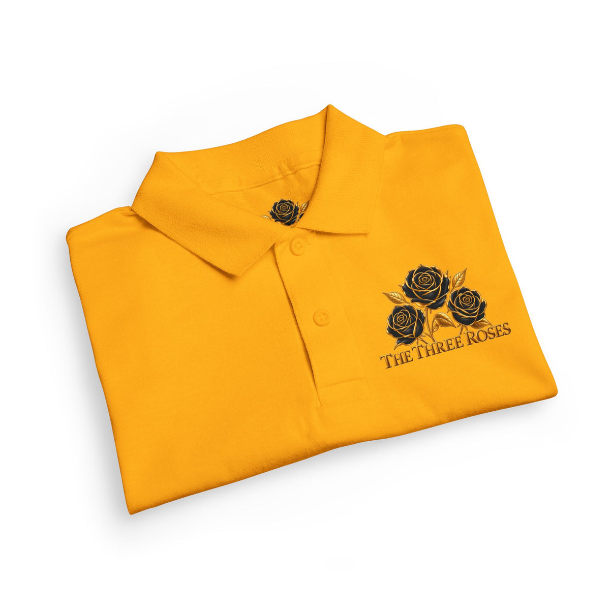 The Three Roses: Youth Polo T-Shirt Embroidered