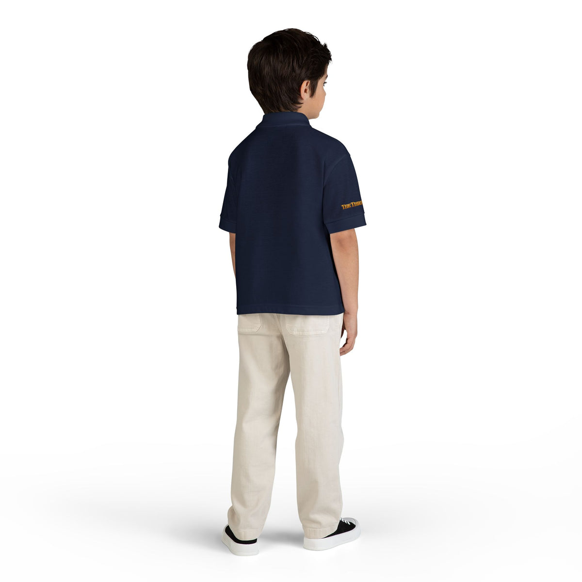 The Three Roses: Youth Polo T-Shirt Embroidered