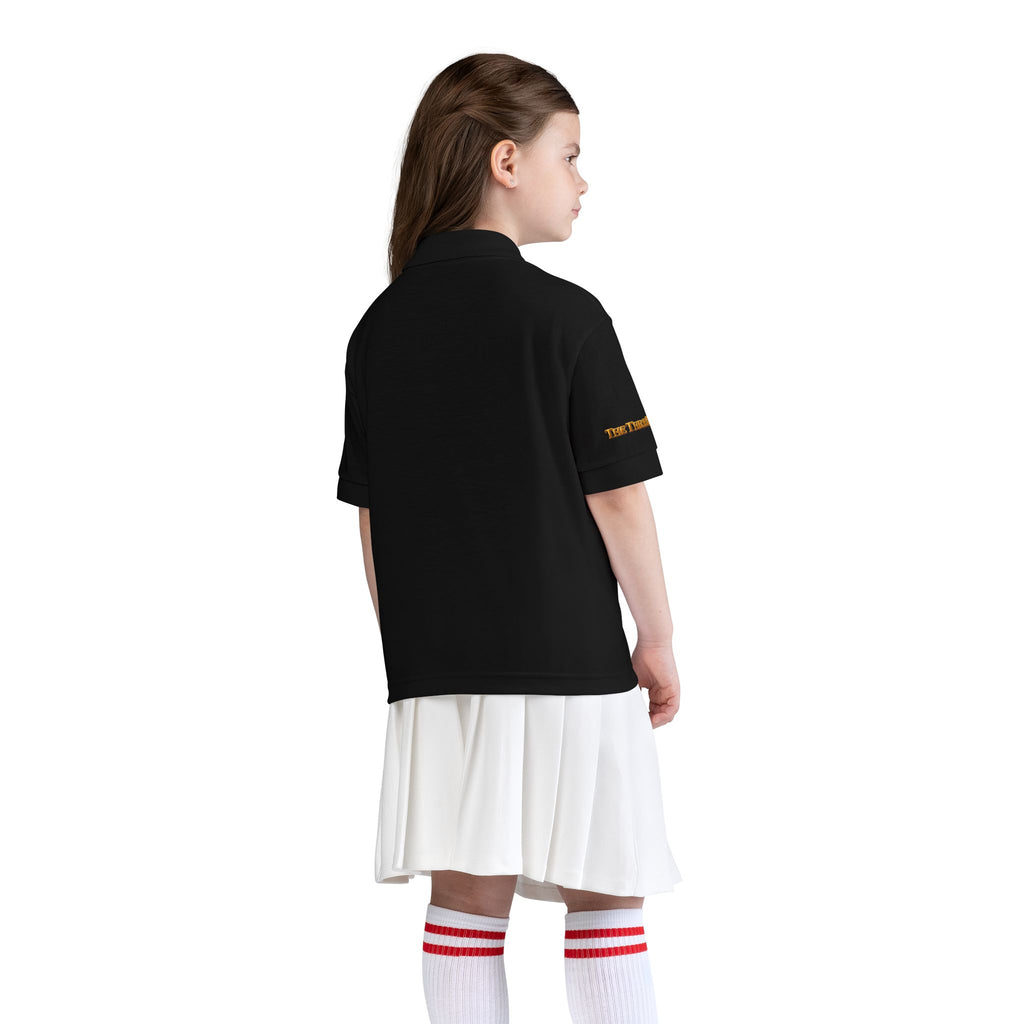 The Three Roses: Youth Polo T-Shirt Embroidered