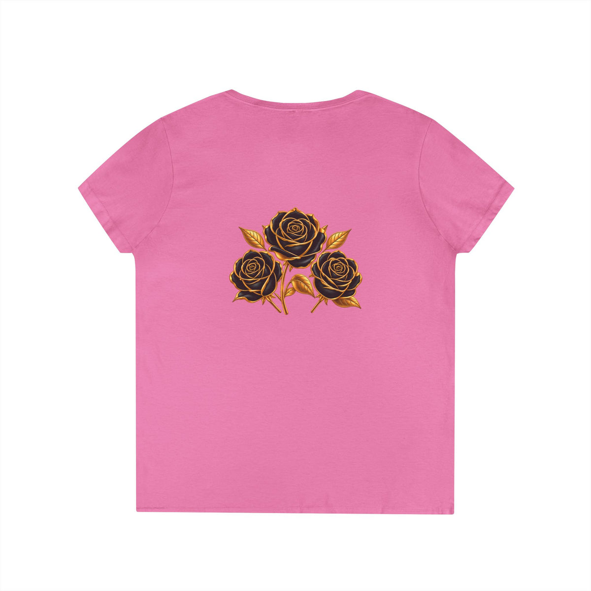 The Three Roses: Ladies' V-Neck T-Shirt