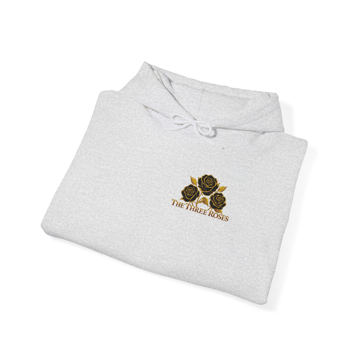 The Three Roses: Embroidered Unisex Hoodie