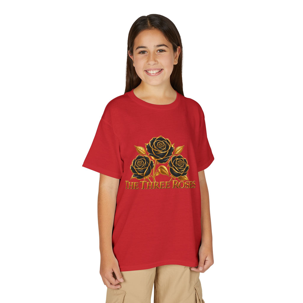 The Three Roses: Youth Gold Graphic Tee