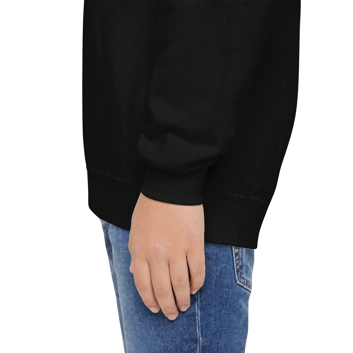 The Three Roses: Youth Crewneck Sweatshirt — Gold & Black Rose Graphic Logo