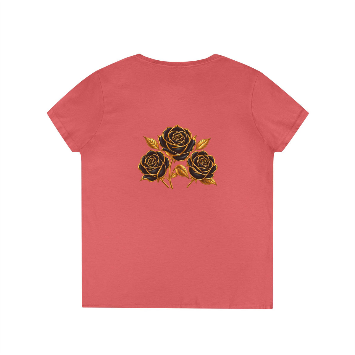 The Three Roses: Ladies' V-Neck T-Shirt