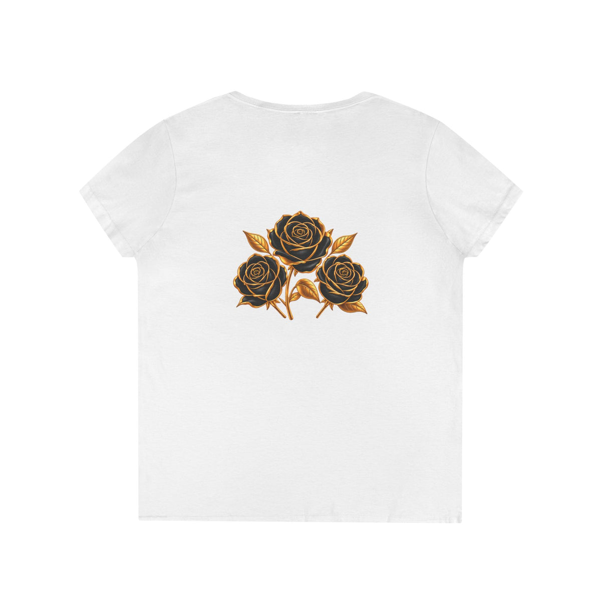 The Three Roses: Ladies' V-Neck T-Shirt