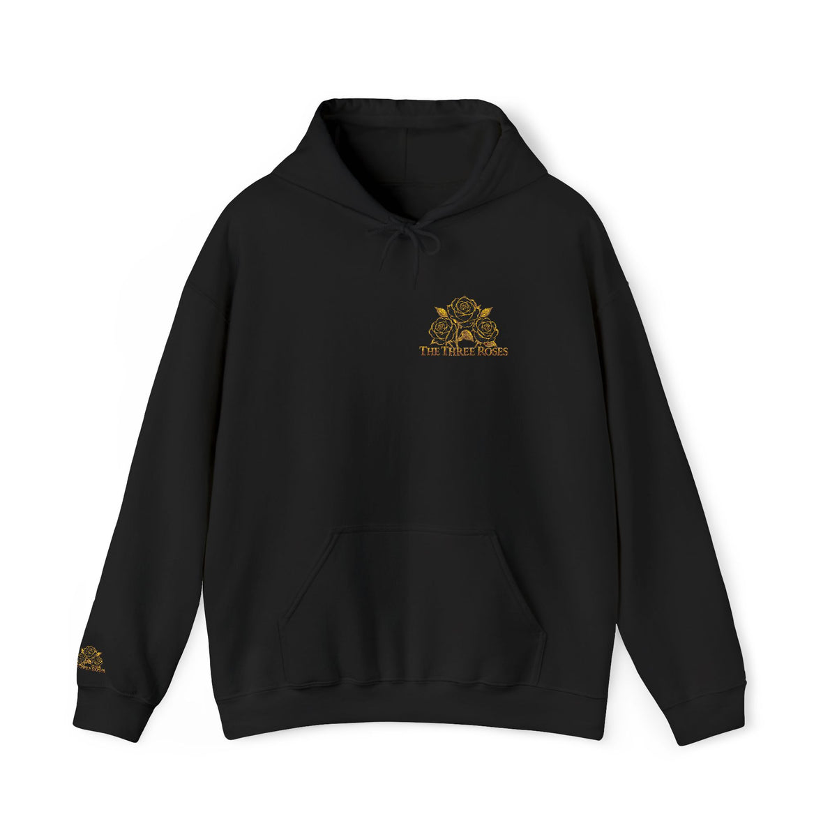 The Three Roses: Embroidered Unisex Hoodie