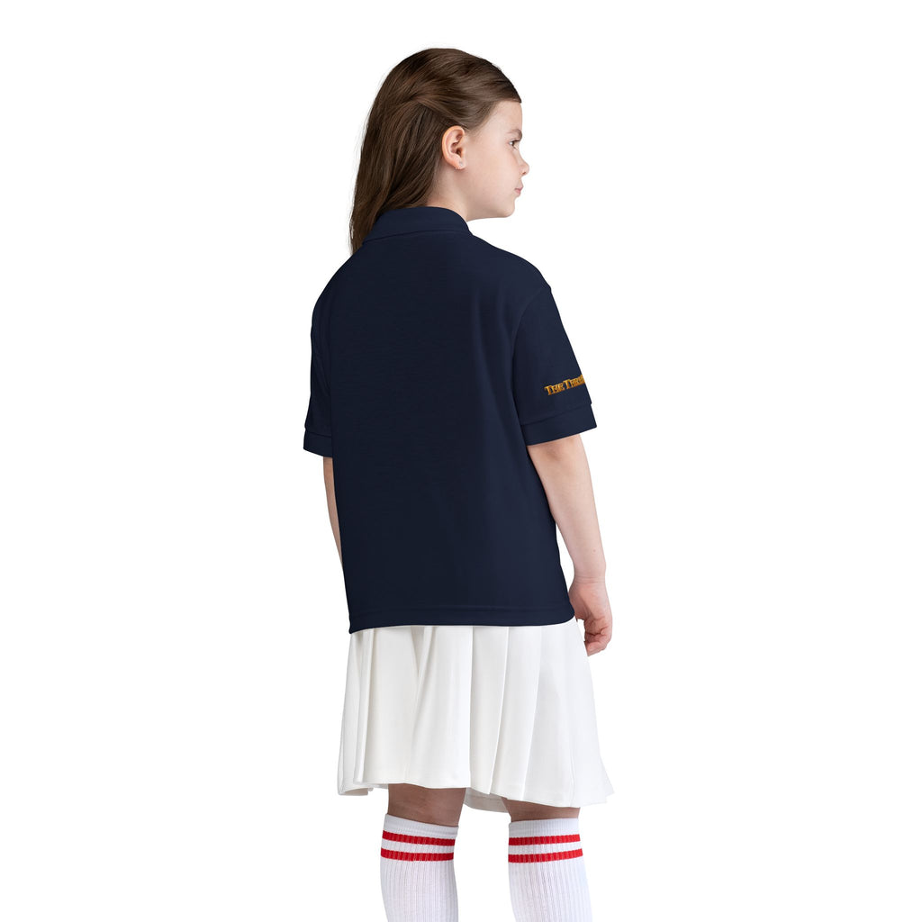 The Three Roses: Youth Polo T-Shirt Embroidered