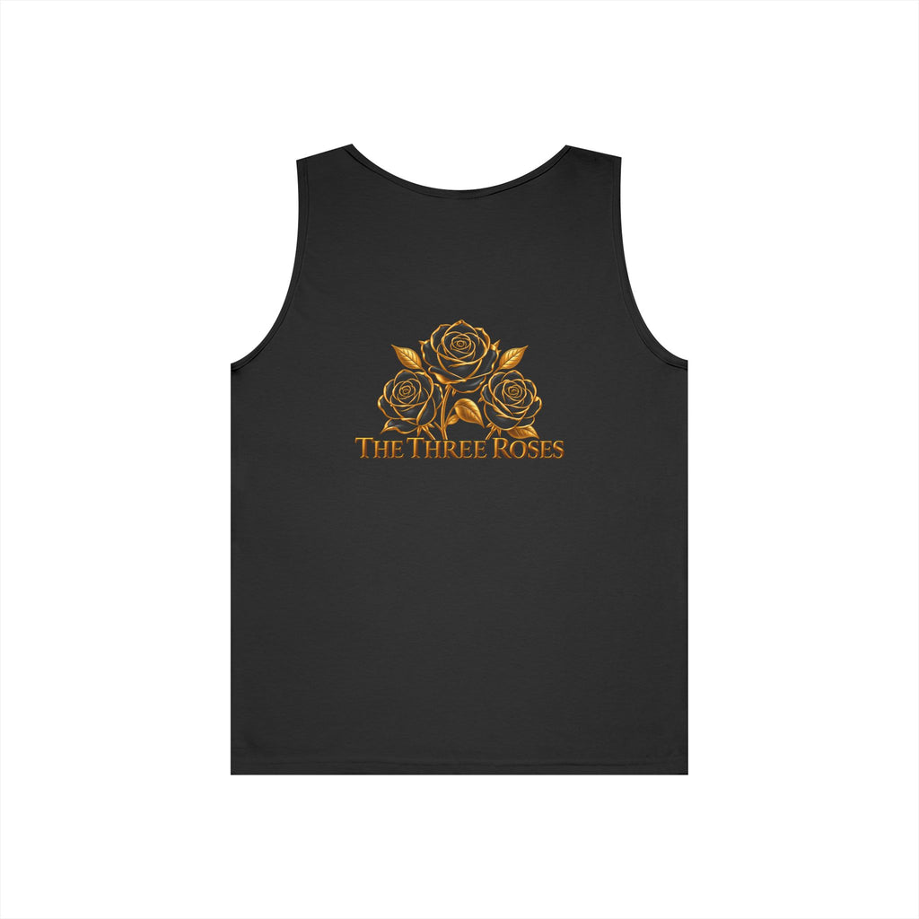 The Three Roses Tank Top — Vintage Rose Graphic Floral Tank