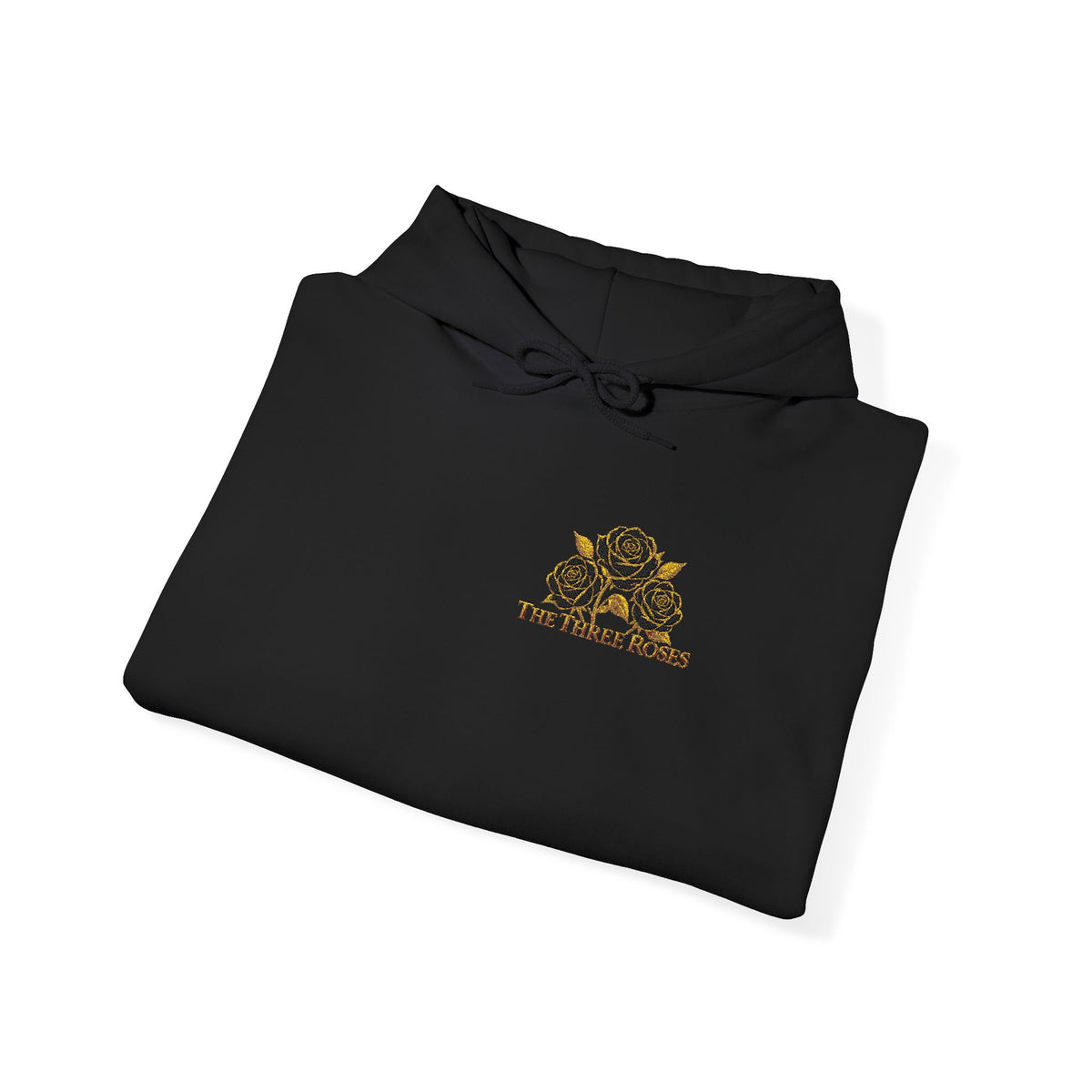 The Three Roses: Embroidered Unisex Hoodie