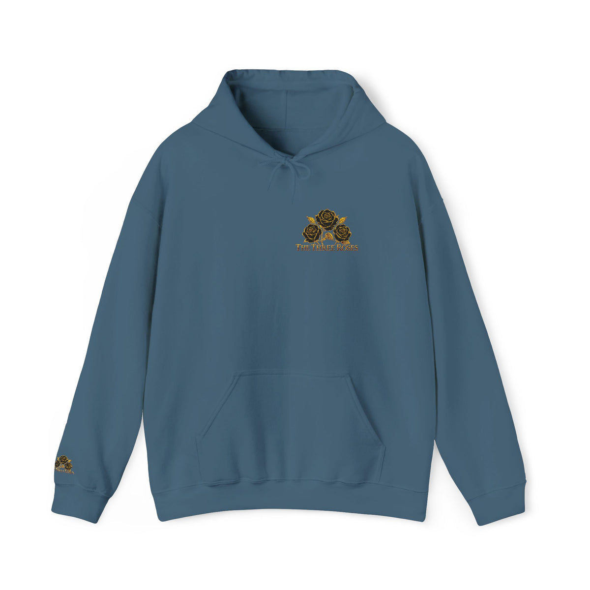 The Three Roses: Embroidered Unisex Hoodie