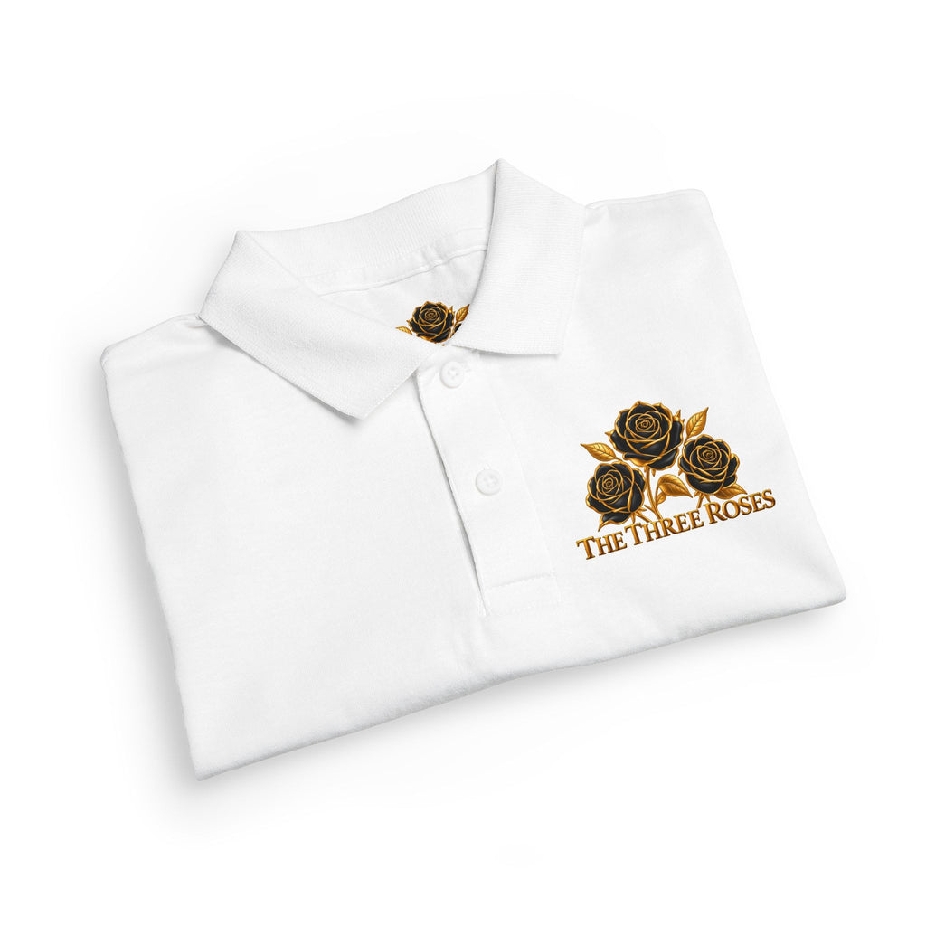 The Three Roses: Youth Polo T-Shirt Embroidered