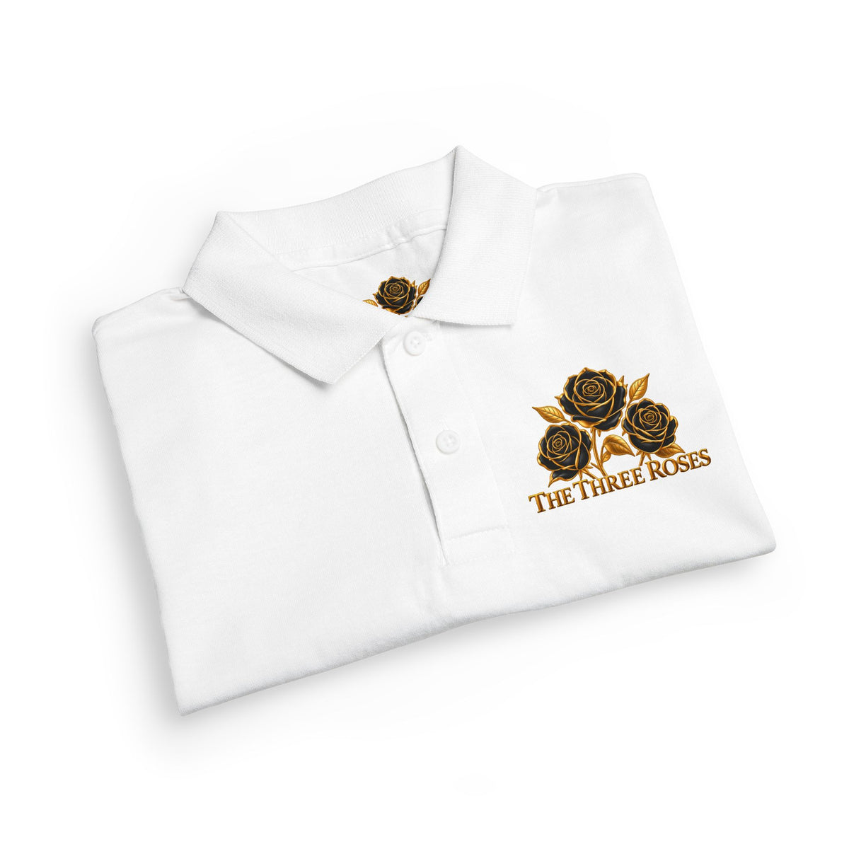 The Three Roses: Youth Polo T-Shirt Embroidered
