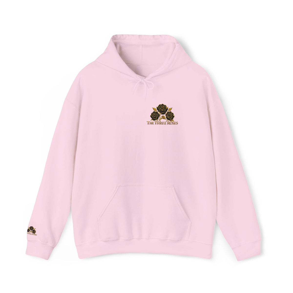 The Three Roses: Embroidered Unisex Hoodie