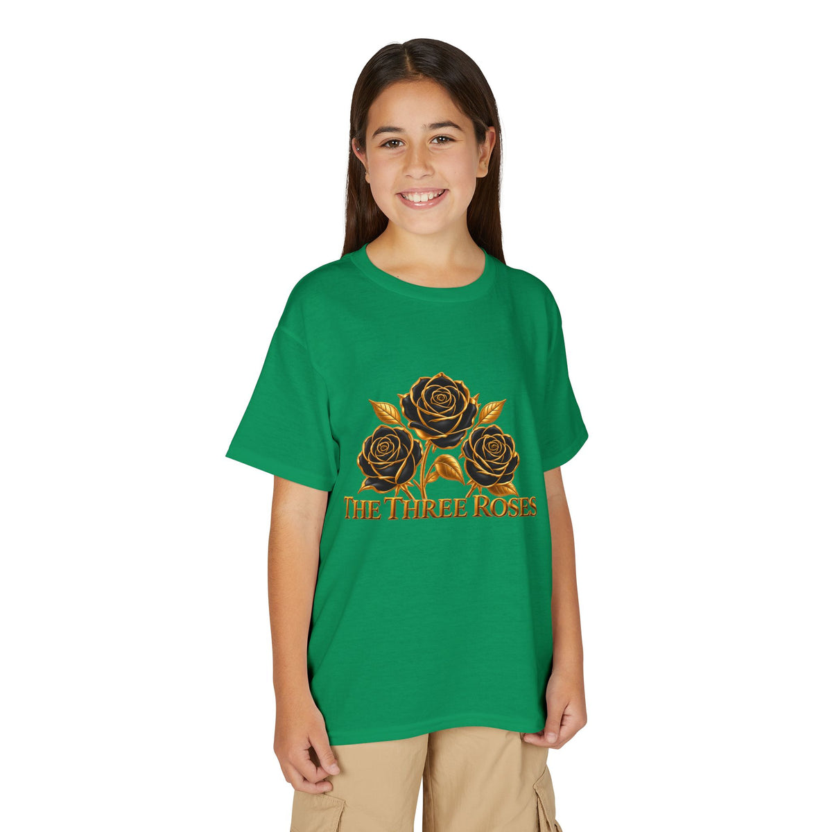 The Three Roses: Youth Gold Graphic Tee