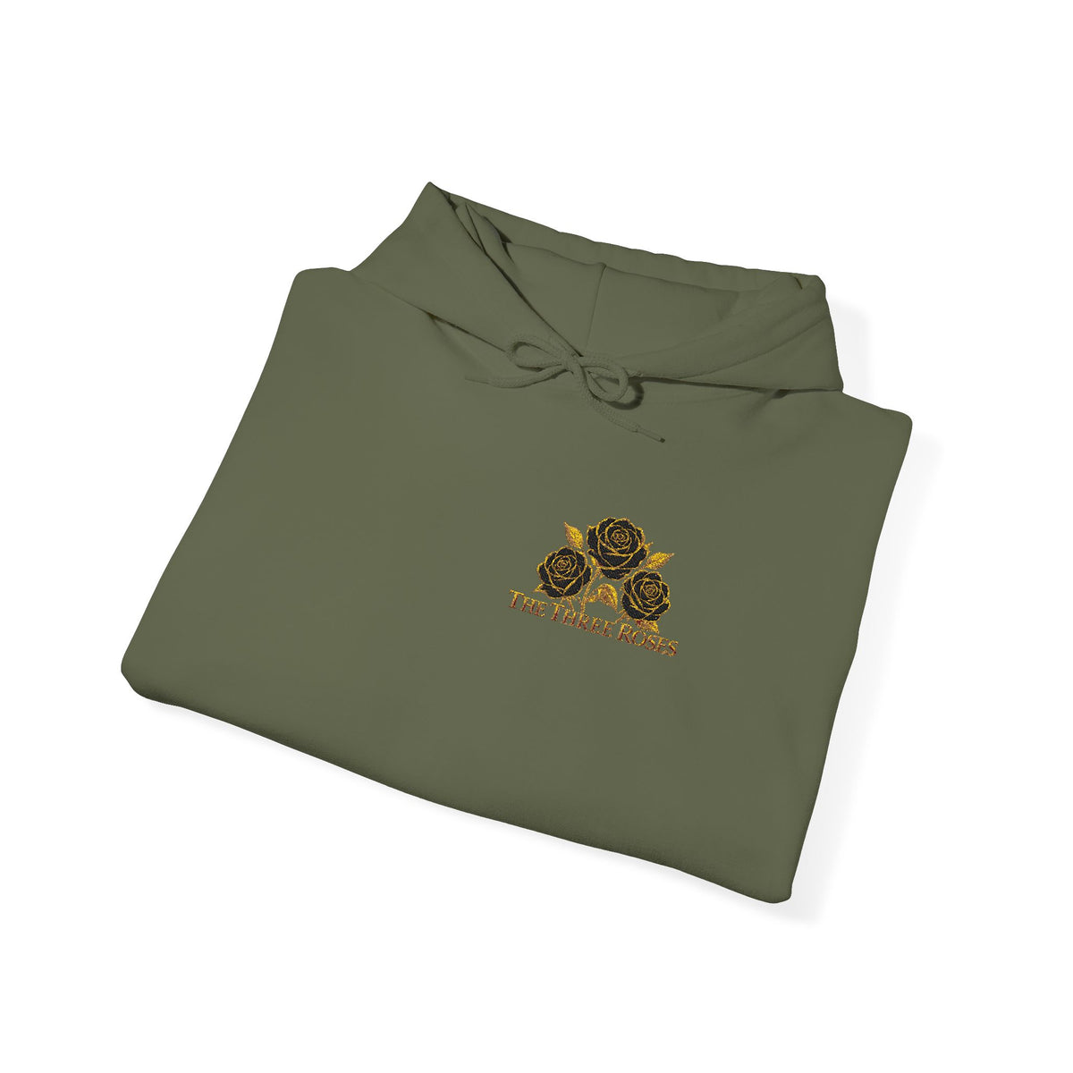 The Three Roses: Embroidered Unisex Hoodie