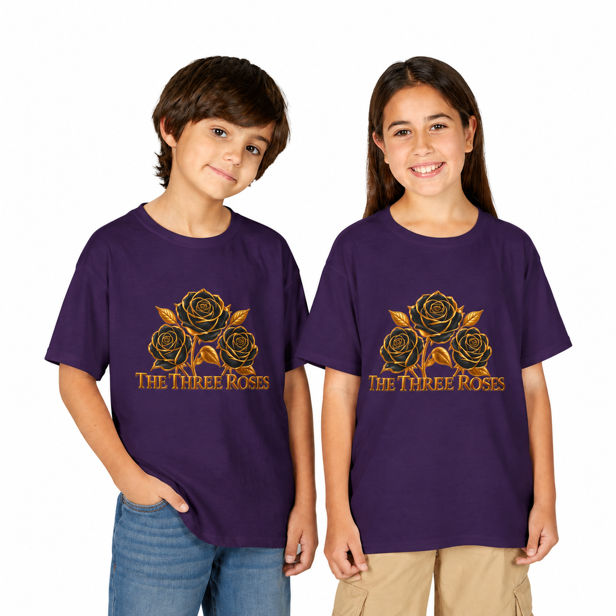 The Three Roses: Unisex Youth Royal Purple Pack